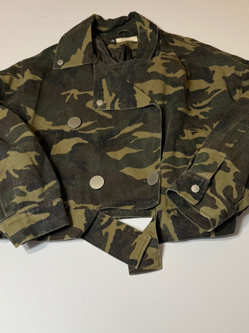 Elan Camo Biker Jacket